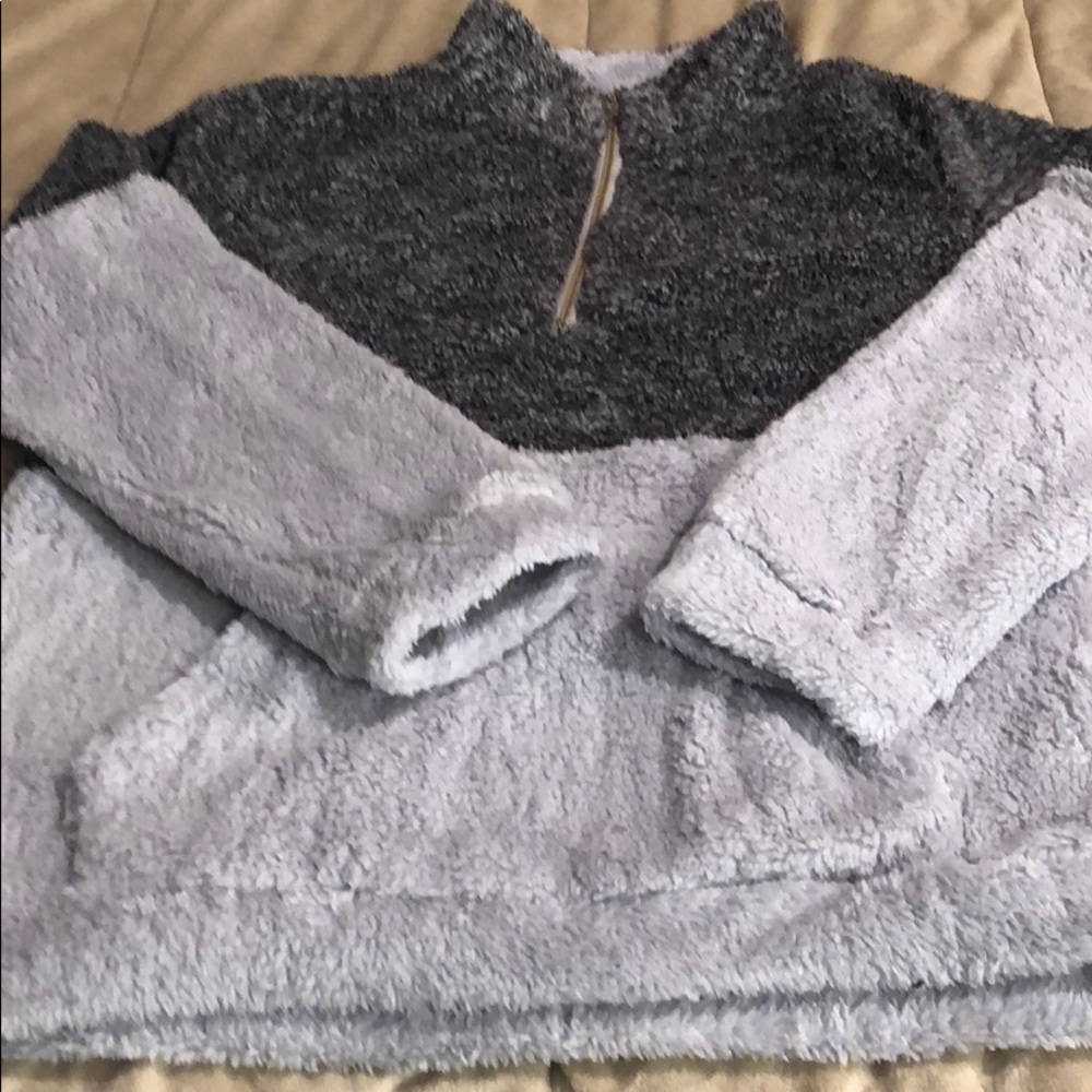 Sherpa Quarter zip! NWOT - Picture 3 of 7
